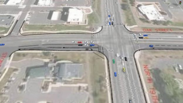 Oak Street Widening - Intersection Image
