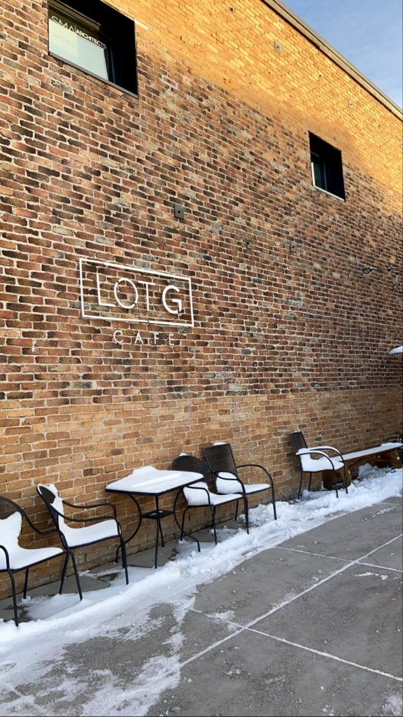 exterior of the Lot G Cafe in Bozeman