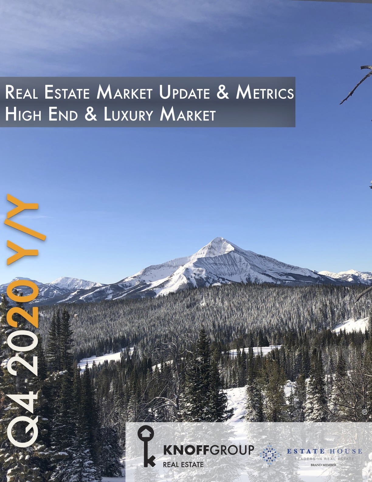 cover for q4 2020 luxury real estate statistics