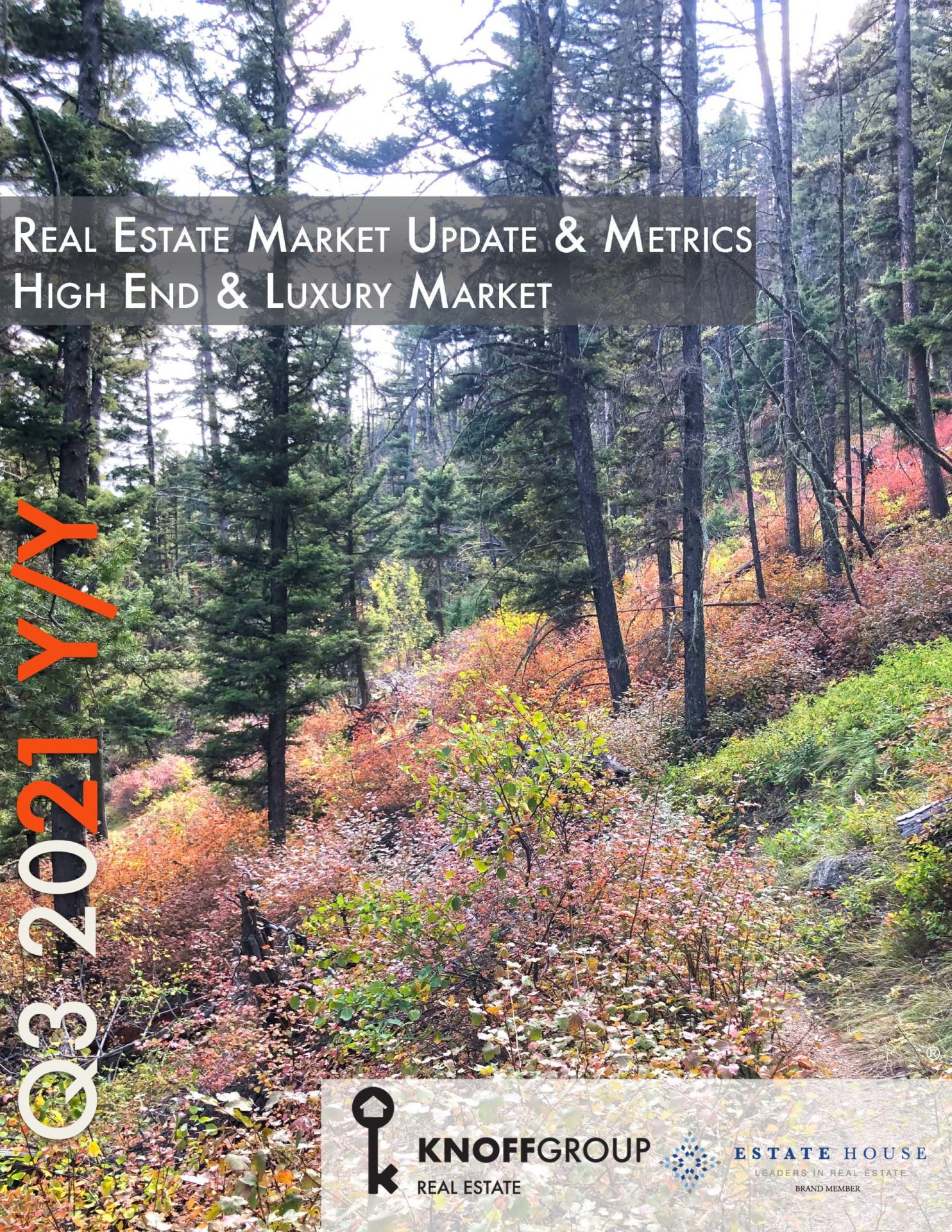 cover for q3 2021 luxury real estate statistics