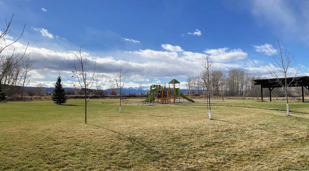 a neighborhood park within the subdivision
