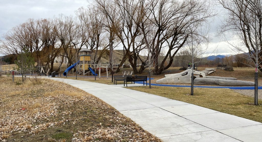story mill park adjacent to the subdivision
