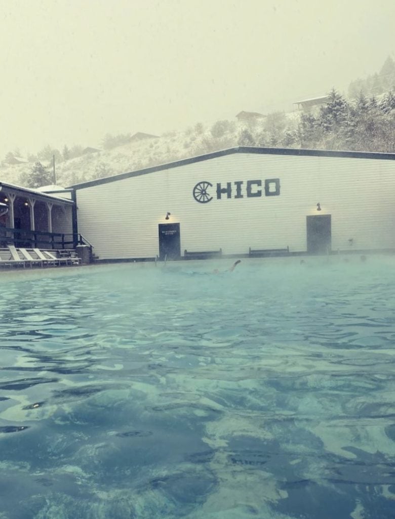 outdoor pool at chico hotsprings