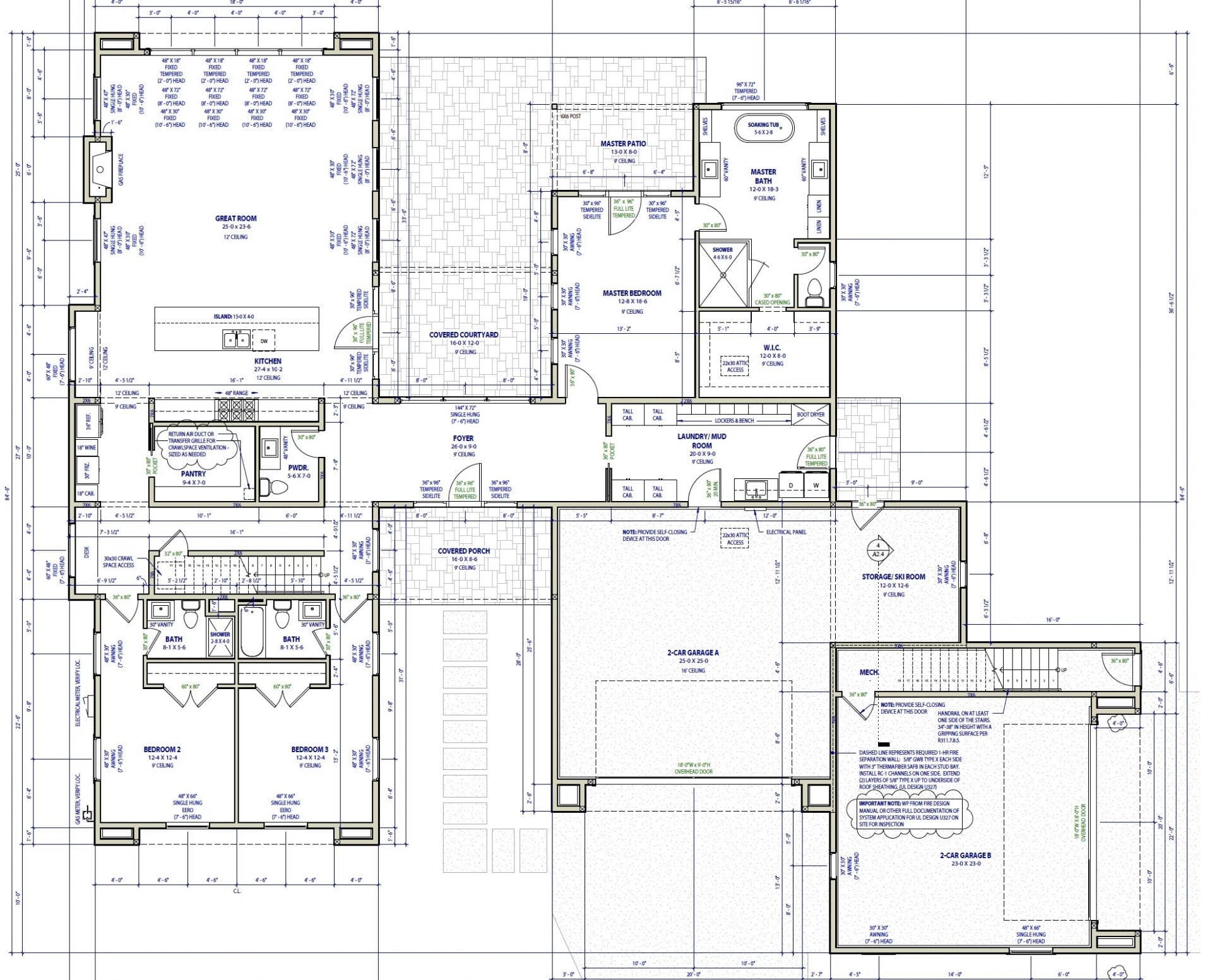 2550 Kootenai main level floor plan