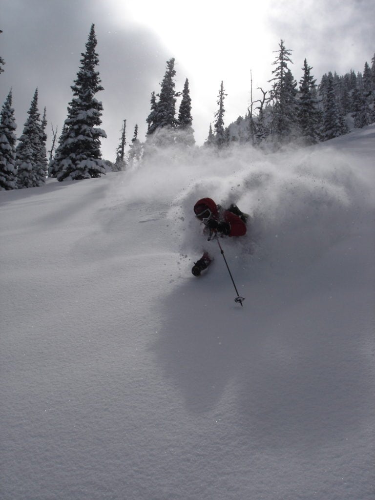 Skier at Bridger Bowl Ski Area
