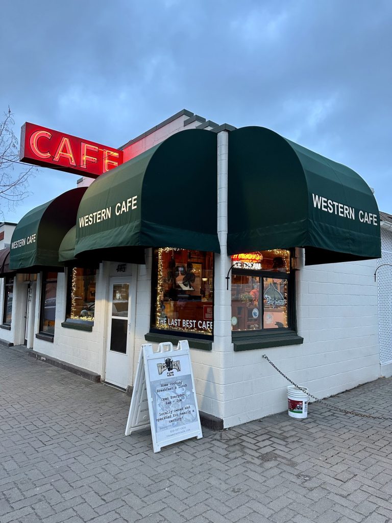 Exterior of the Western Café in downtown Bozeman