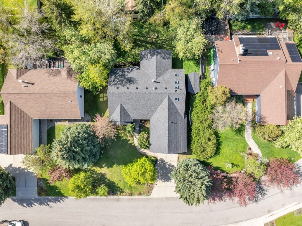 524 Fieldstone Drive, birds eye view of property and surrounding area