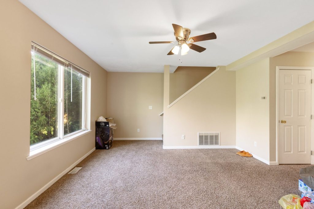 519 N 19th Avenue, Unit C, main living area and stairs