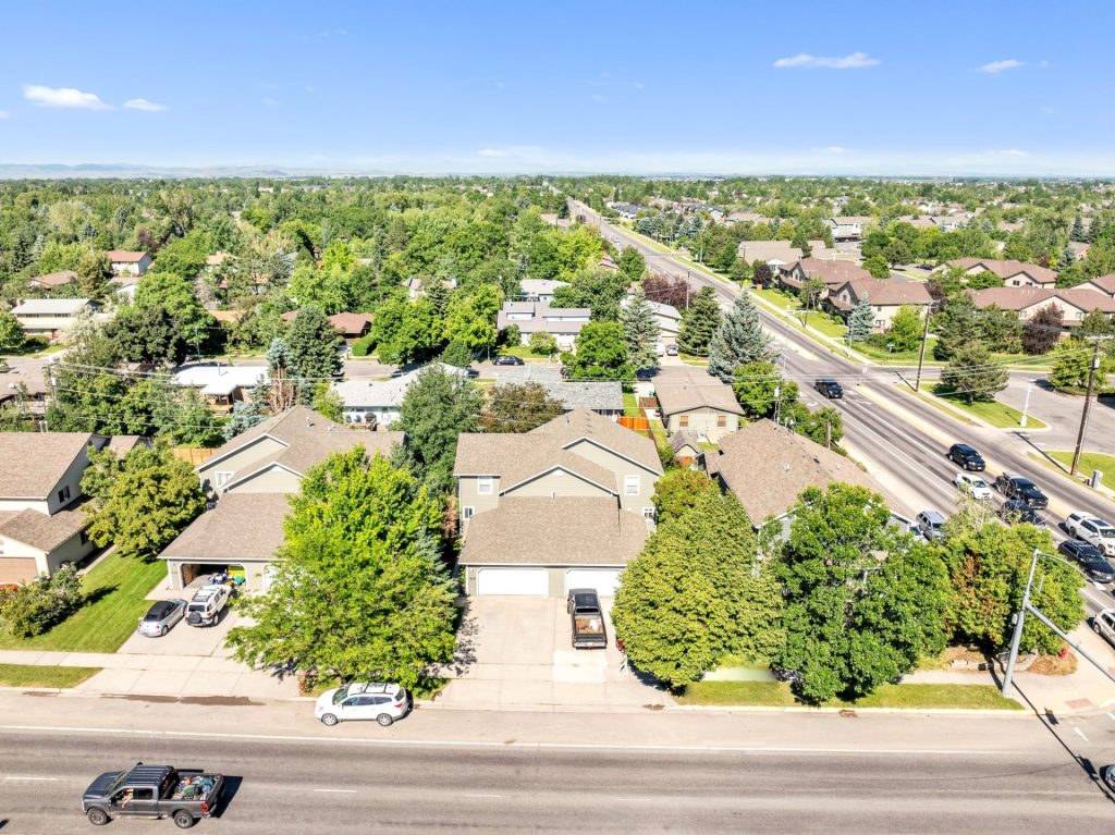 519 N 19th Avenue, Unit C, aerial view of home and surrounding area