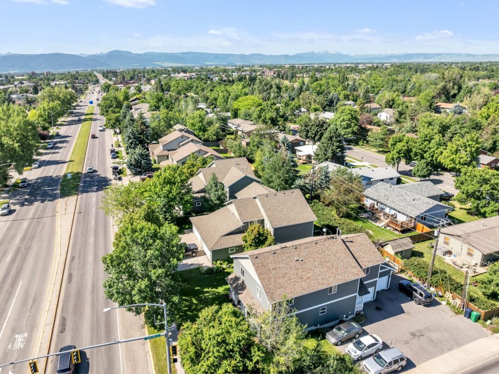 519 N 19th Avenue, Unit C, aerial view of home and surrounding area