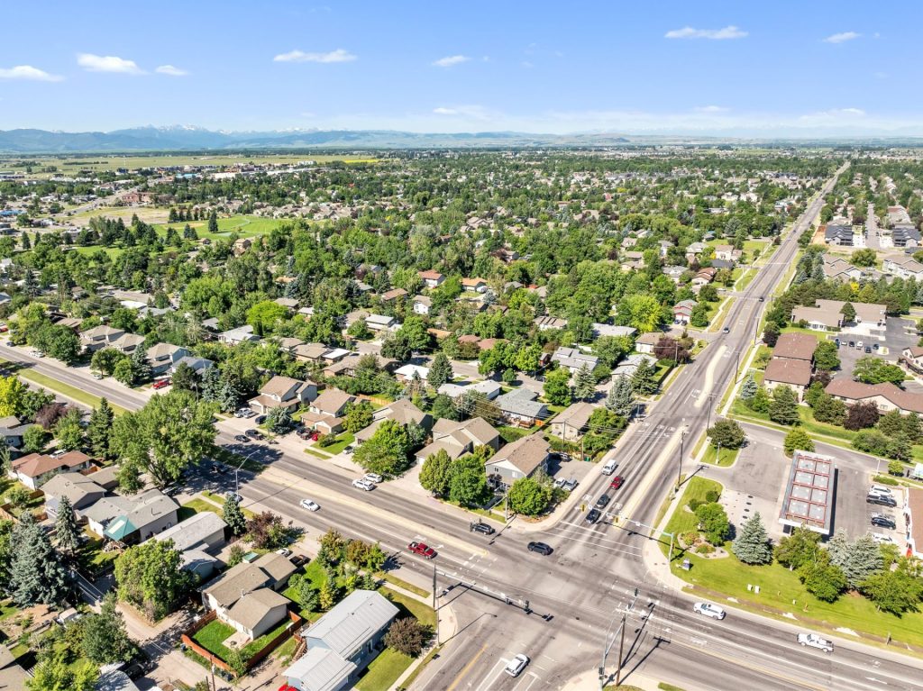 519 N 19th Avenue, Unit C, aerial view of home and surrounding area