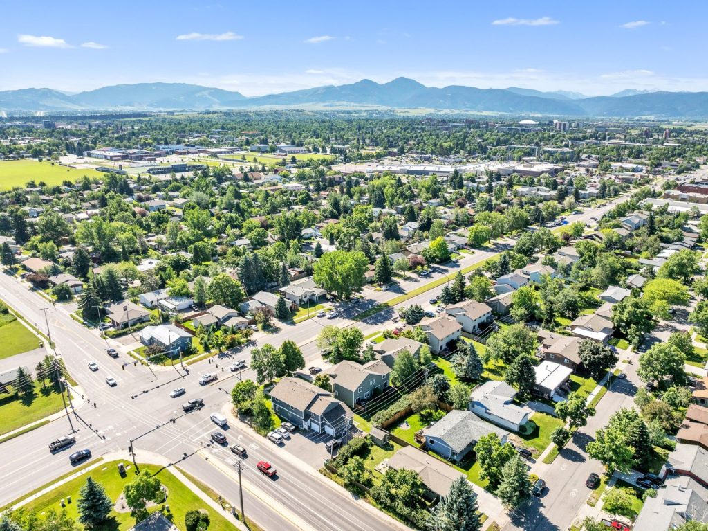 519 N 19th Avenue, Unit C, aerial view of home and surrounding area