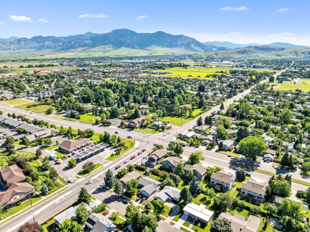 519 N 19th Avenue, Unit C, aerial view of home and surrounding area