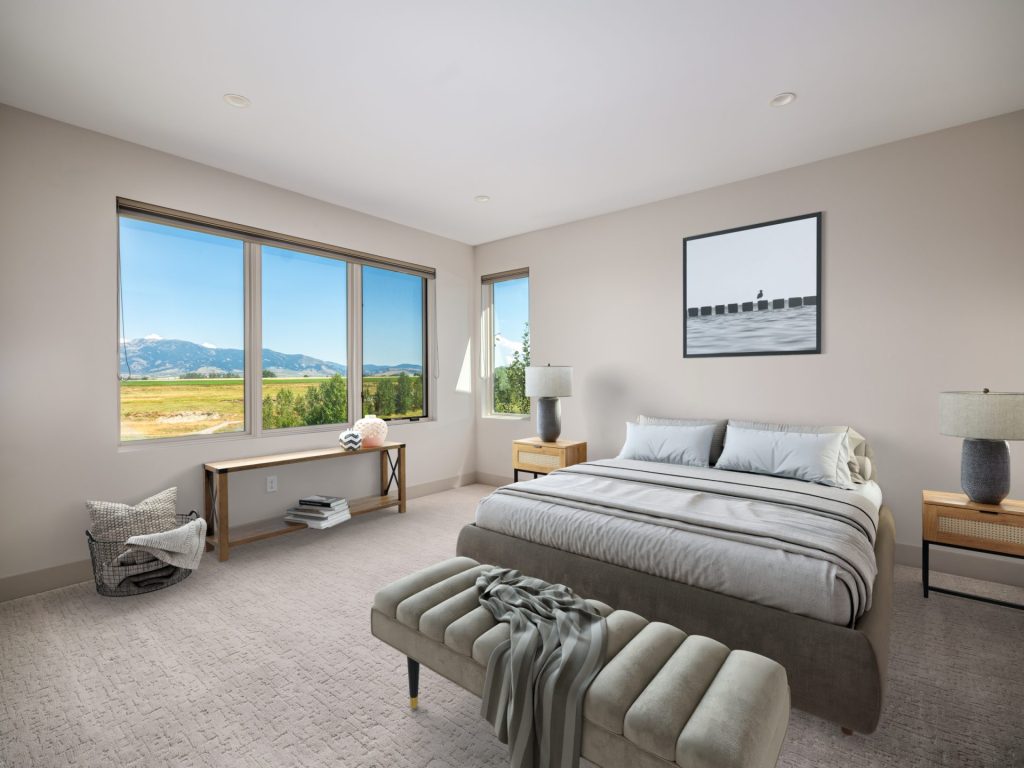 89 Duckhorn Lane, Unit D, bedroom 1 with staging