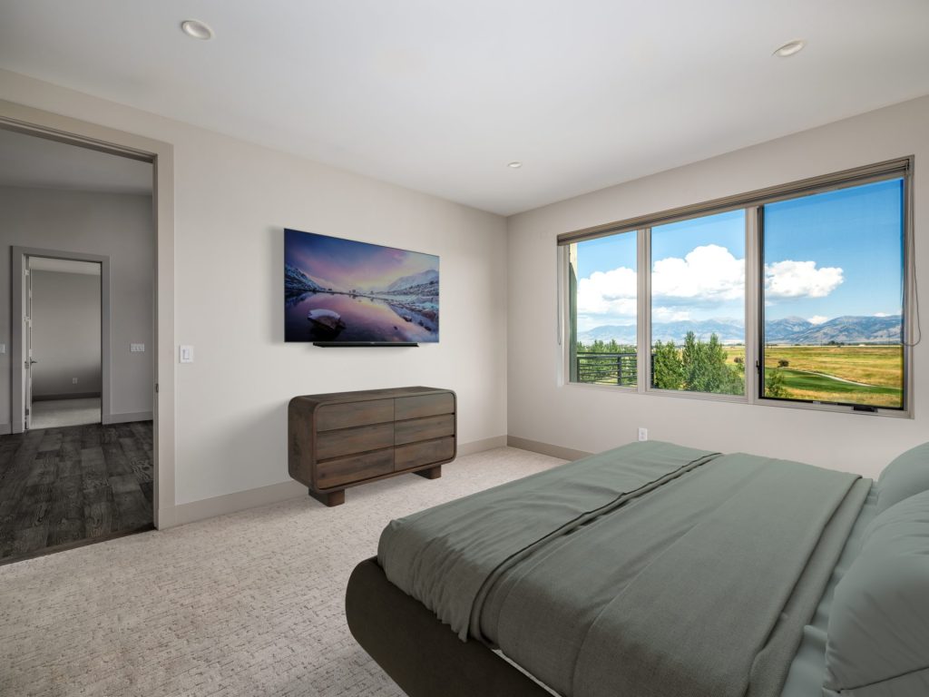 89 Duckhorn Lane, Unit D, bedroom 1 with staging