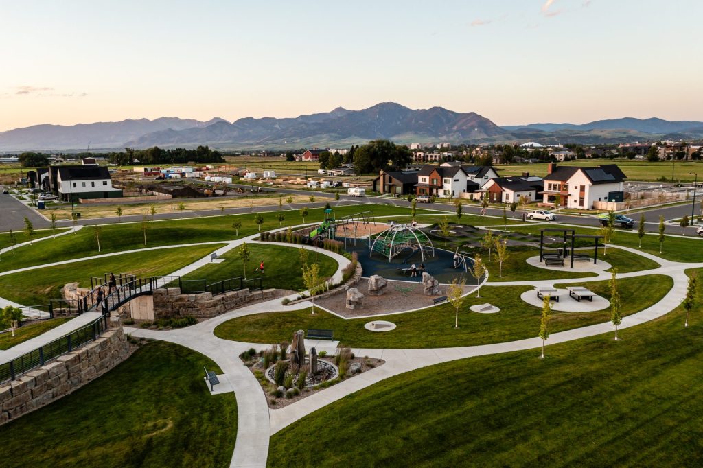 3009 S 30th Avenue, Bozeman, drone photo of park surrounding area