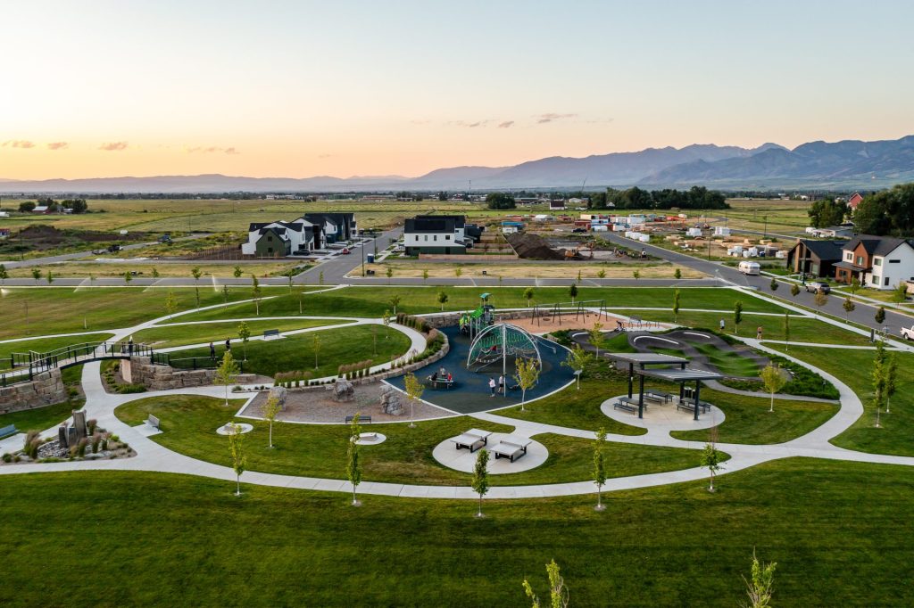 3009 S 30th Avenue, Bozeman, drone photo of park surrounding area