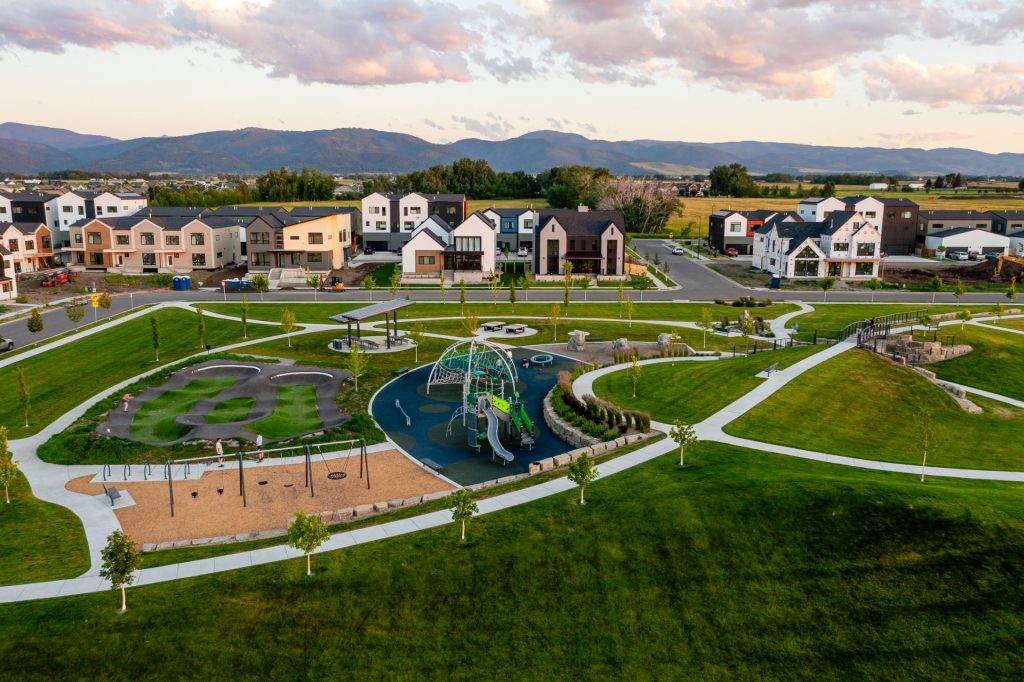 3009 S 30th Avenue, Bozeman, drone photo of park surrounding area